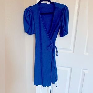 &Other Stories size 0 Royal Blue Dress